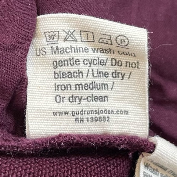 Gudrun Sjoden Pants Trousers Barrel Balloon Crochet Cotton Linen Lagenlook Small - Picture 12 of 12